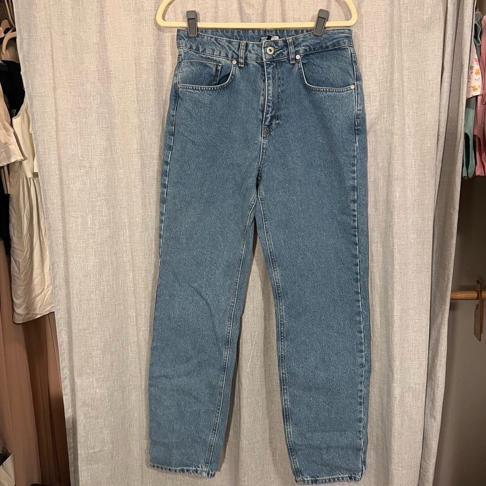 NWT Free People Ragged Priest Mom Butt Slash Jeans Size 30